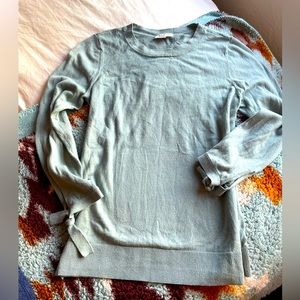 Women’s medium Loft crew neck sweater knit sea foam green